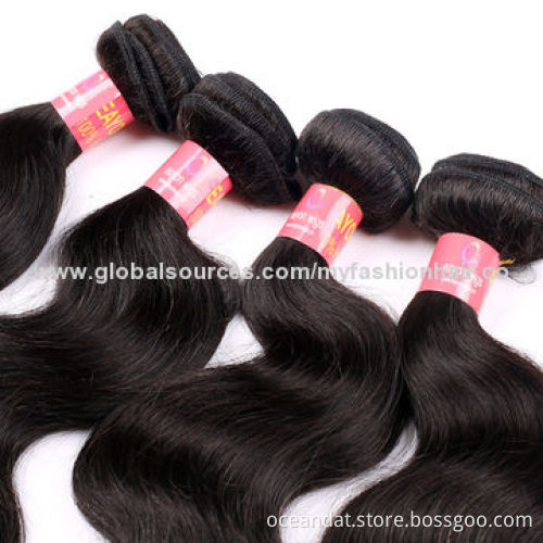 Grade 5A 100% virgin Brazilian hair extensions & hand-tied top-quality body waveNew